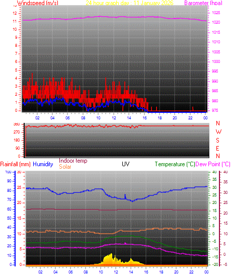 24 hour Chart for Day 11